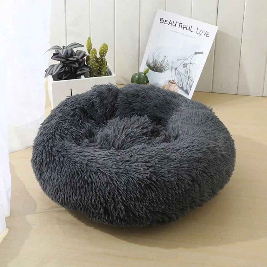 Soft Plush Round Pet Bed