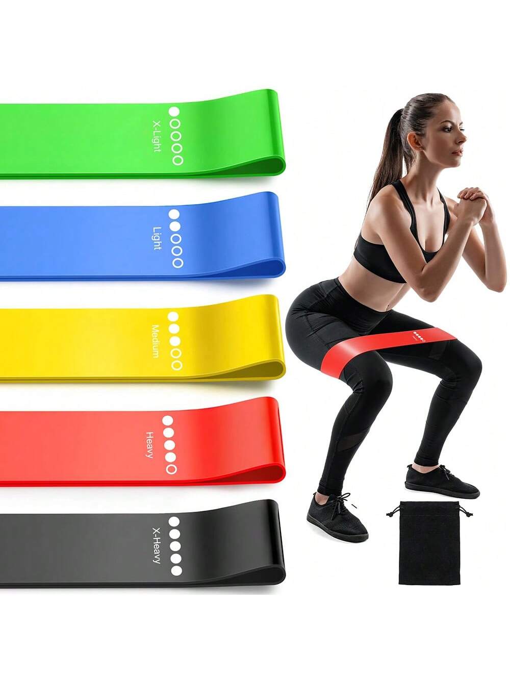 5pcs Resistance Bands Set