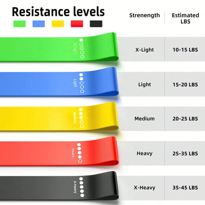 5pcs Resistance Bands Set