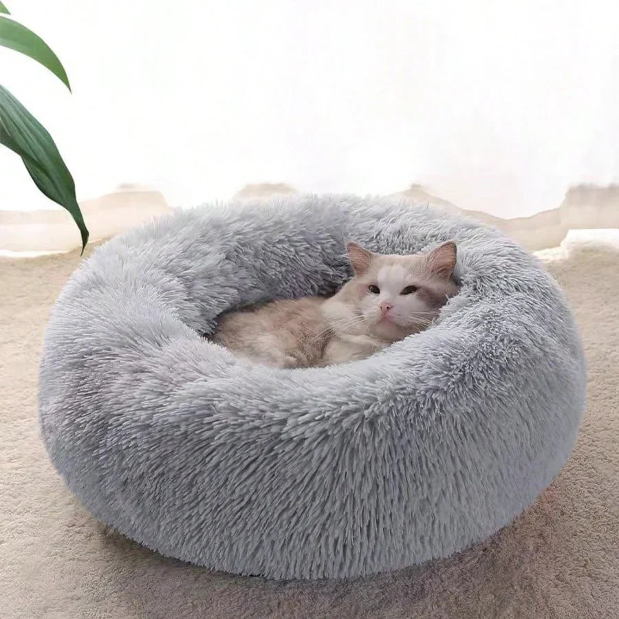 Soft Plush Round Pet Bed