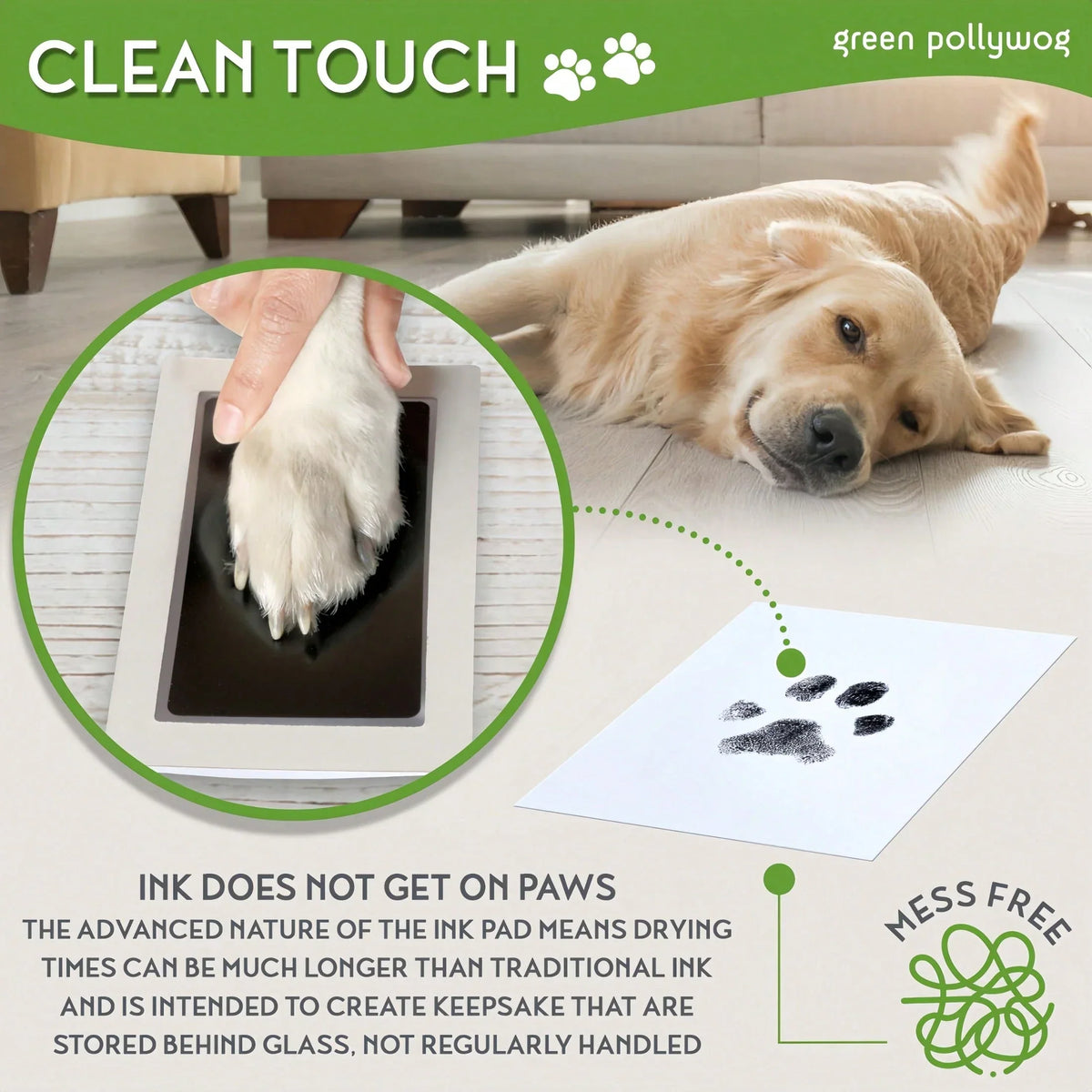 Pet Paw Print Keepsake Kit