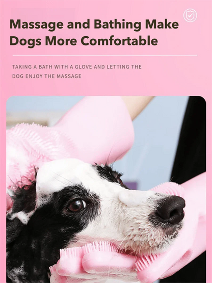 Pet Grooming Silicone Gloves