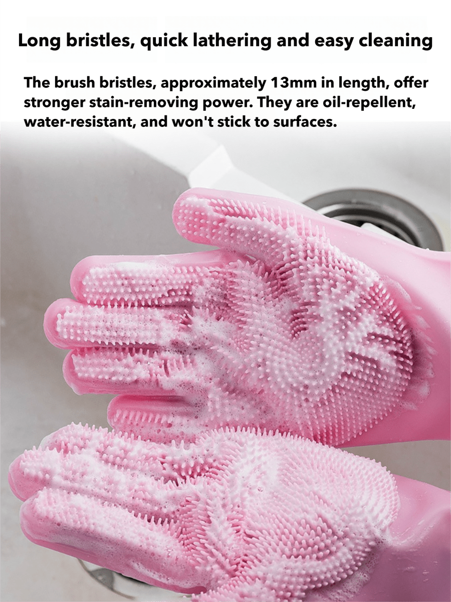 Pet Grooming Silicone Gloves