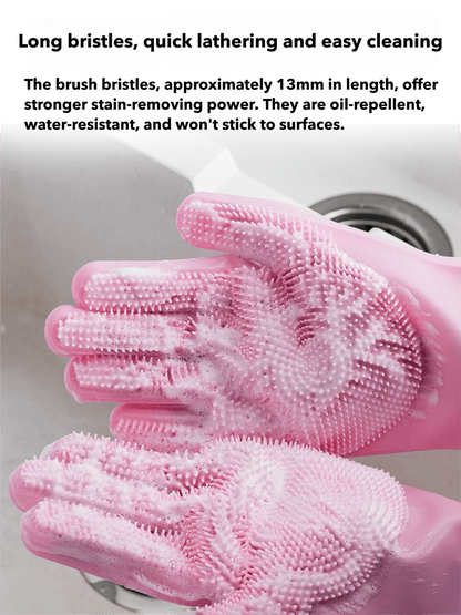 Pet Grooming Silicone Gloves