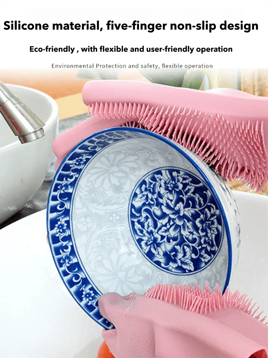 Pet Grooming Silicone Gloves