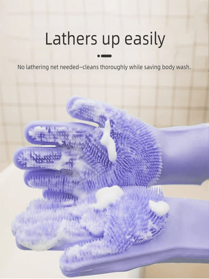 Pet Grooming Silicone Gloves