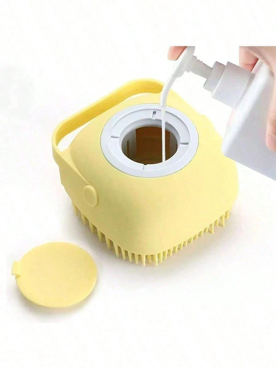 Pet Dog Bath Brush Dispenser