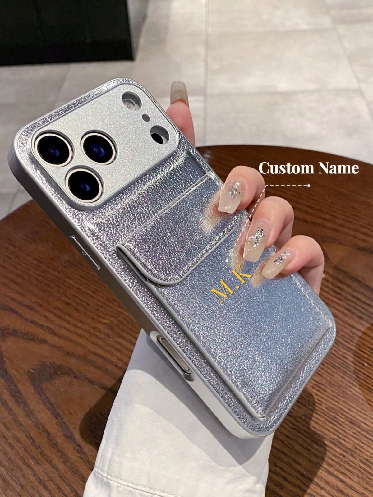 Custom Image Text iPad Case