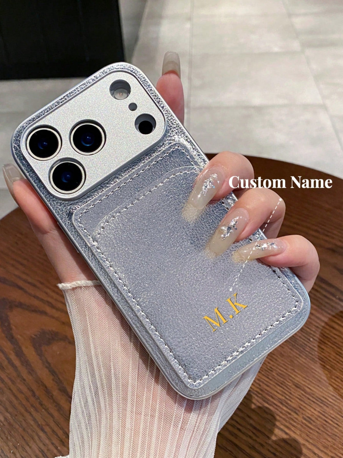 Custom Image Text iPad Case