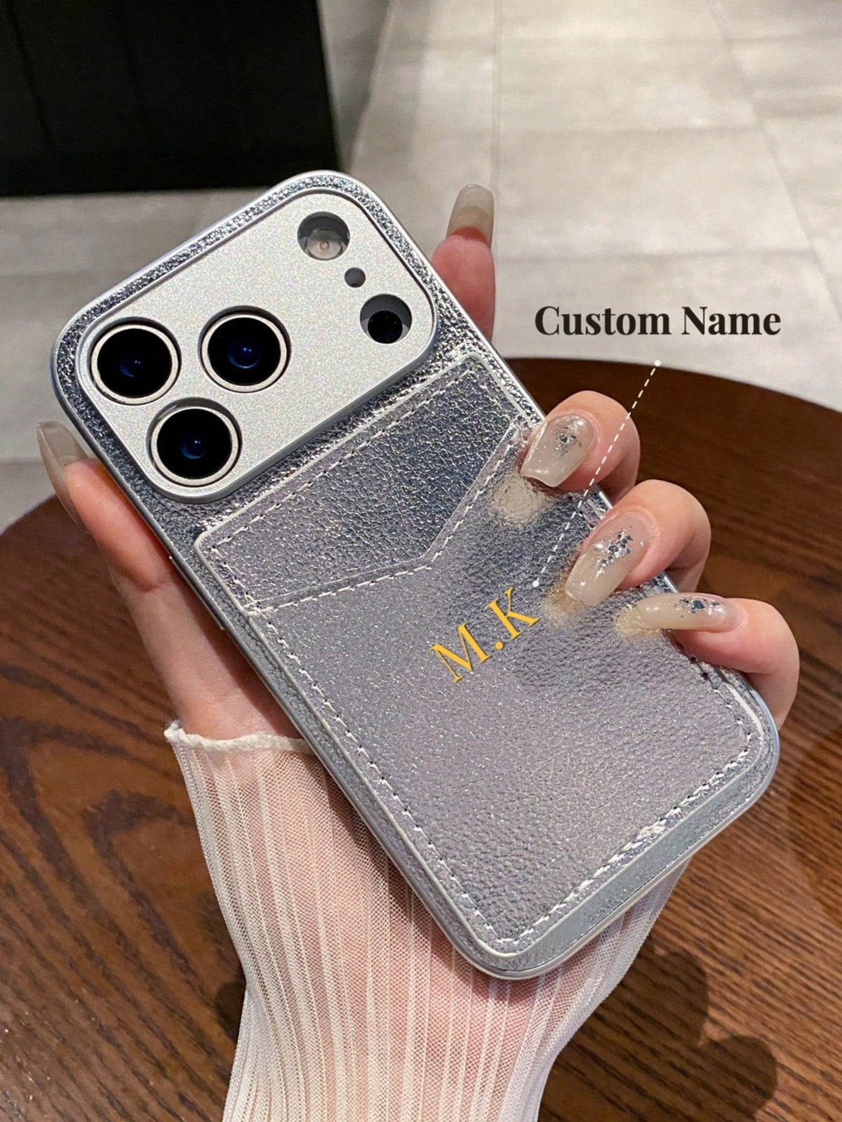 Custom Image Text iPad Case