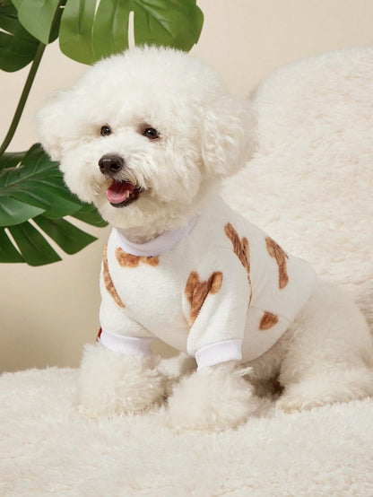 PETSIN Dinosaur Print Pet Hoodie