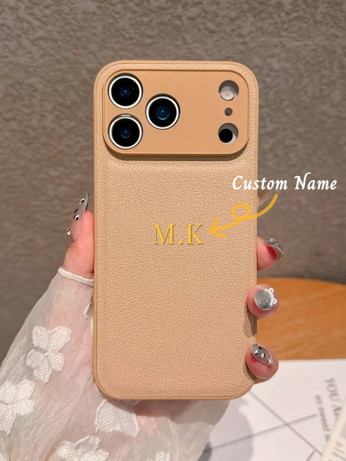 Custom Image Text iPad Case