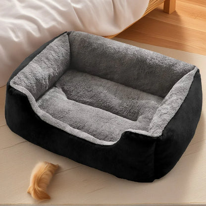 Thick Plush Rectangular Pet Bed