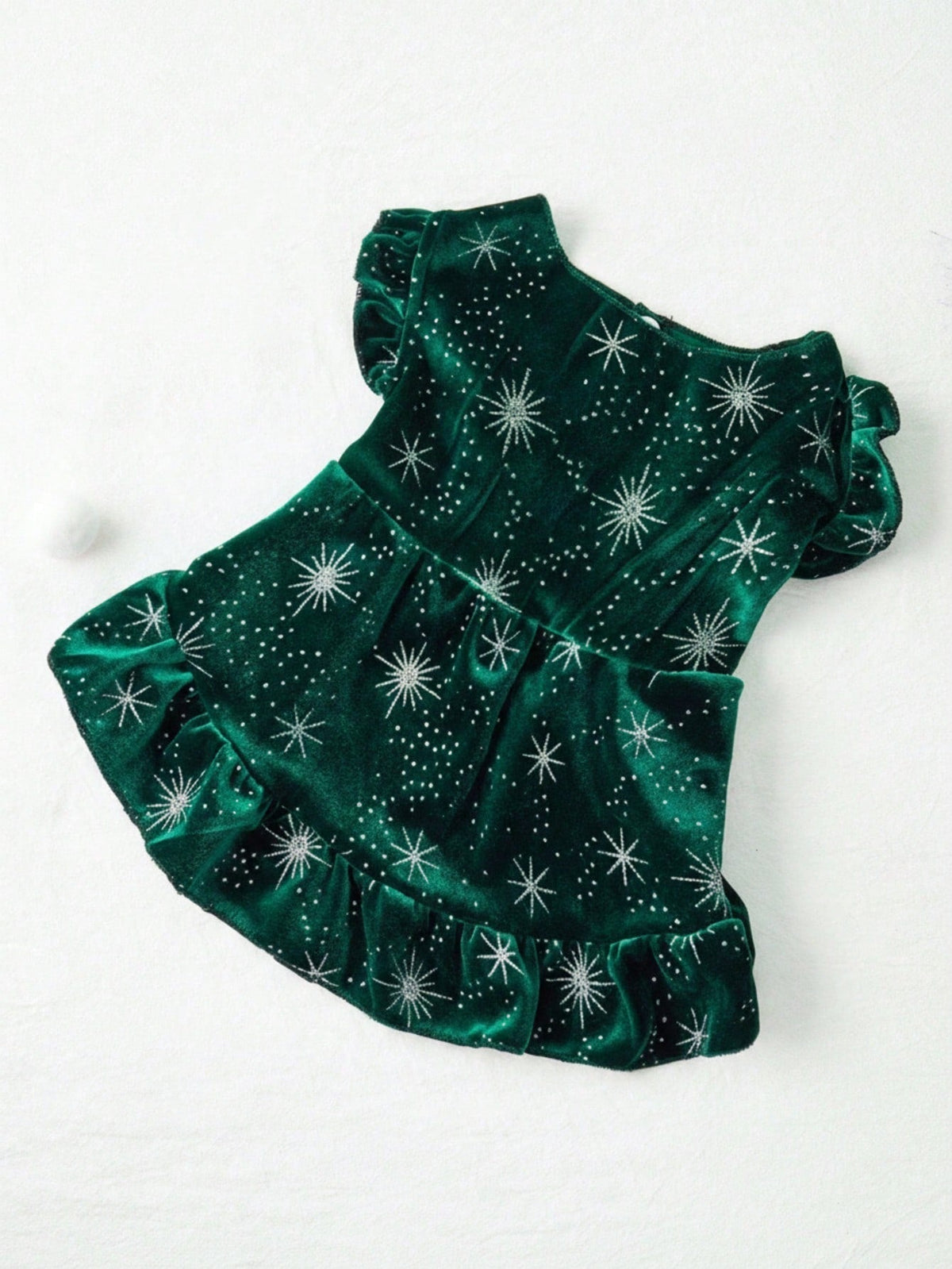 PETSIN Velvet Snowflake Pet Dress
