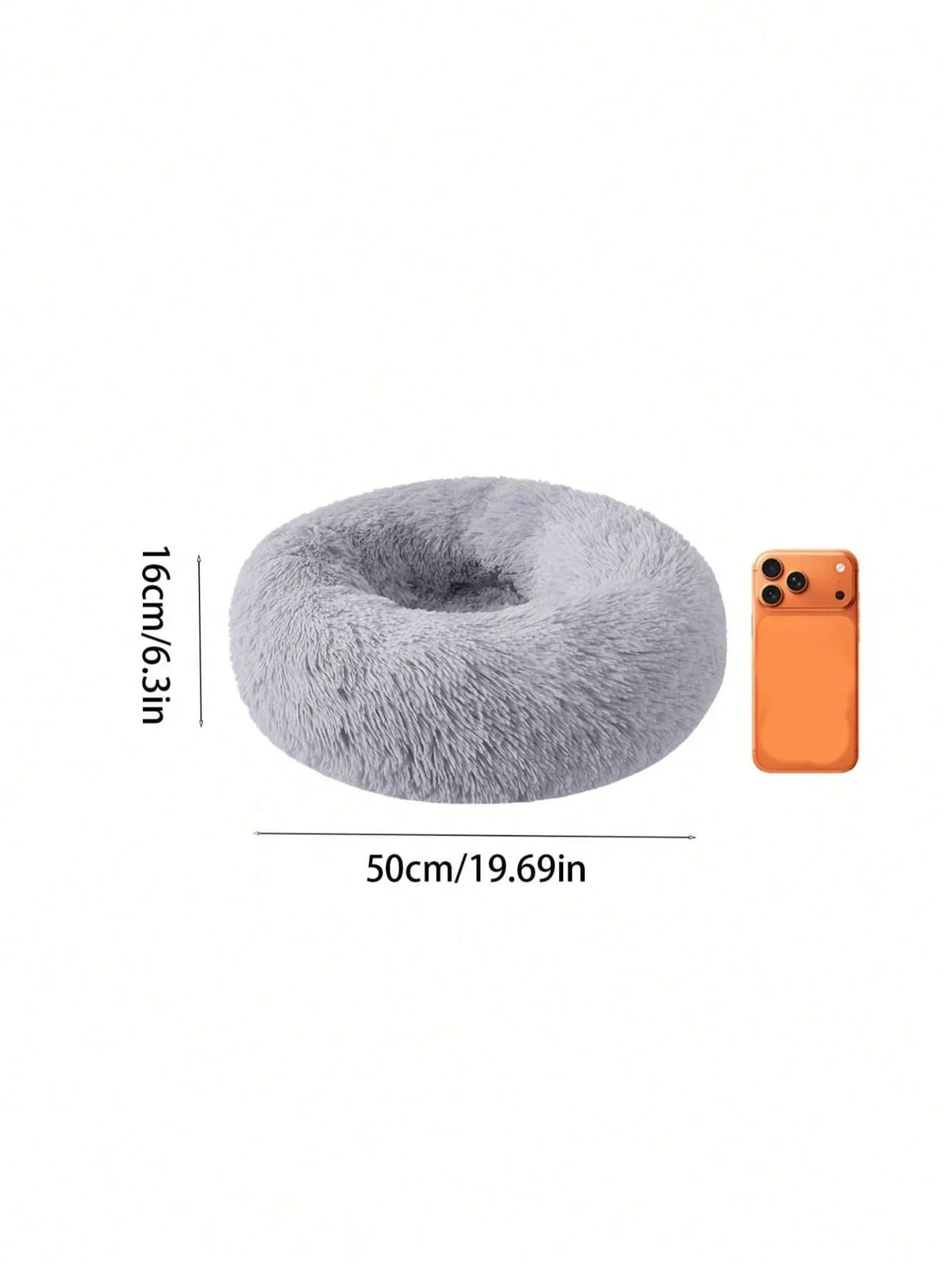 Soft Plush Round Pet Bed