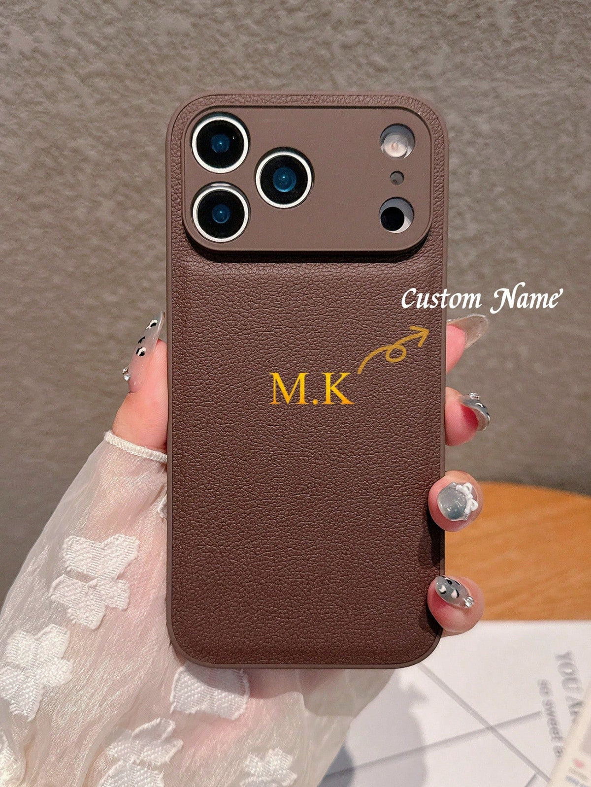 Custom Image Text iPad Case