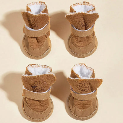 Lamb Wool Pet Snow Boots