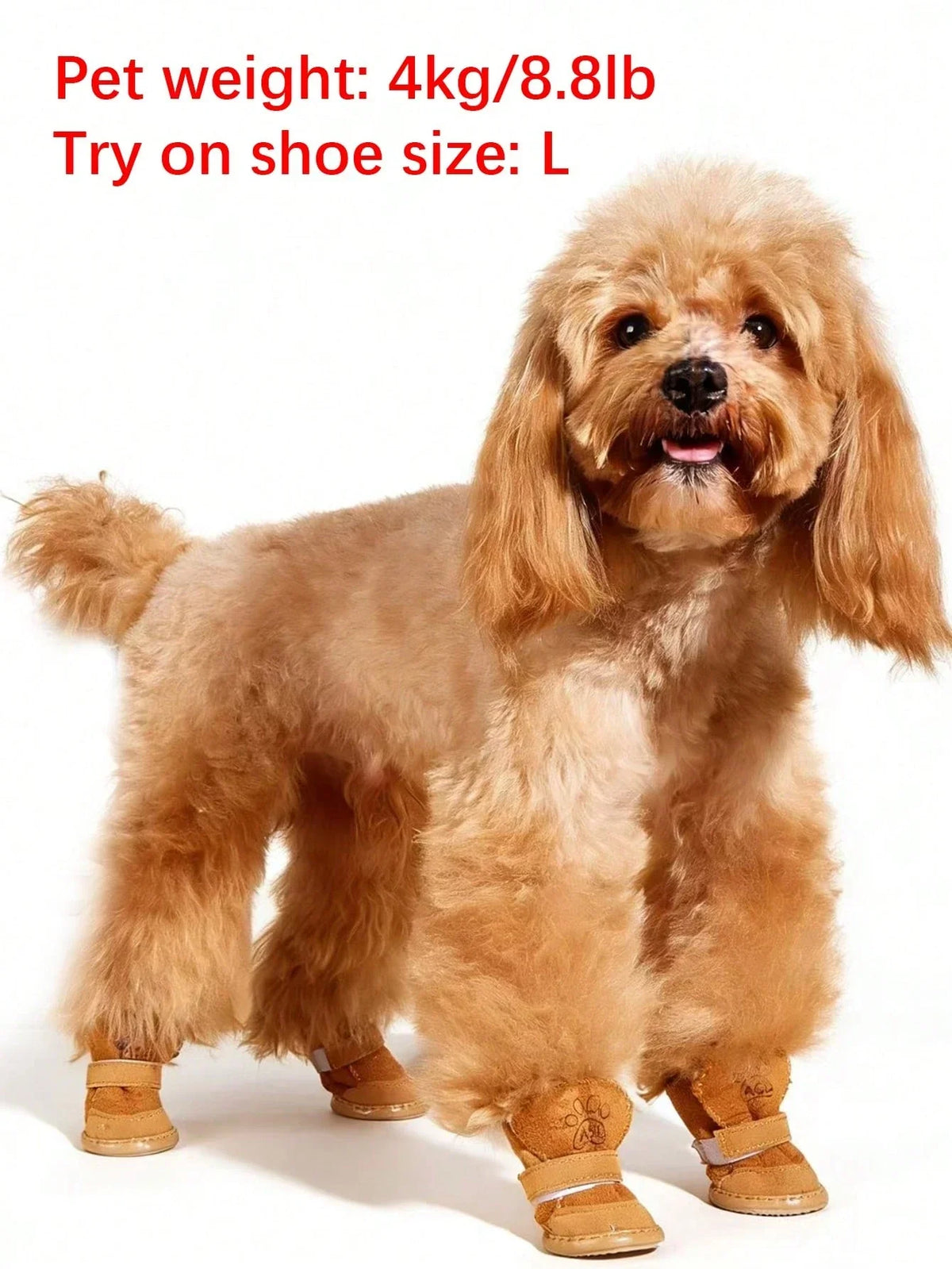Lamb Wool Pet Snow Boots
