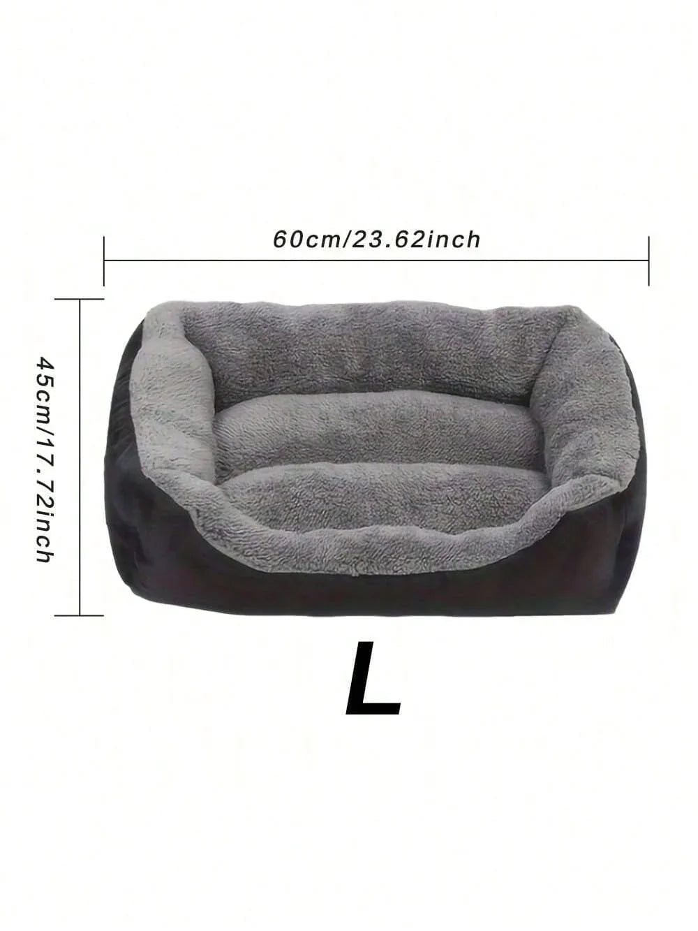 Thick Plush Rectangular Pet Bed