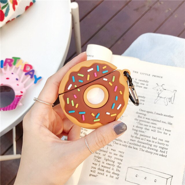Donuts Silicone Case for AirPods Pro Compatible with Apple Devices