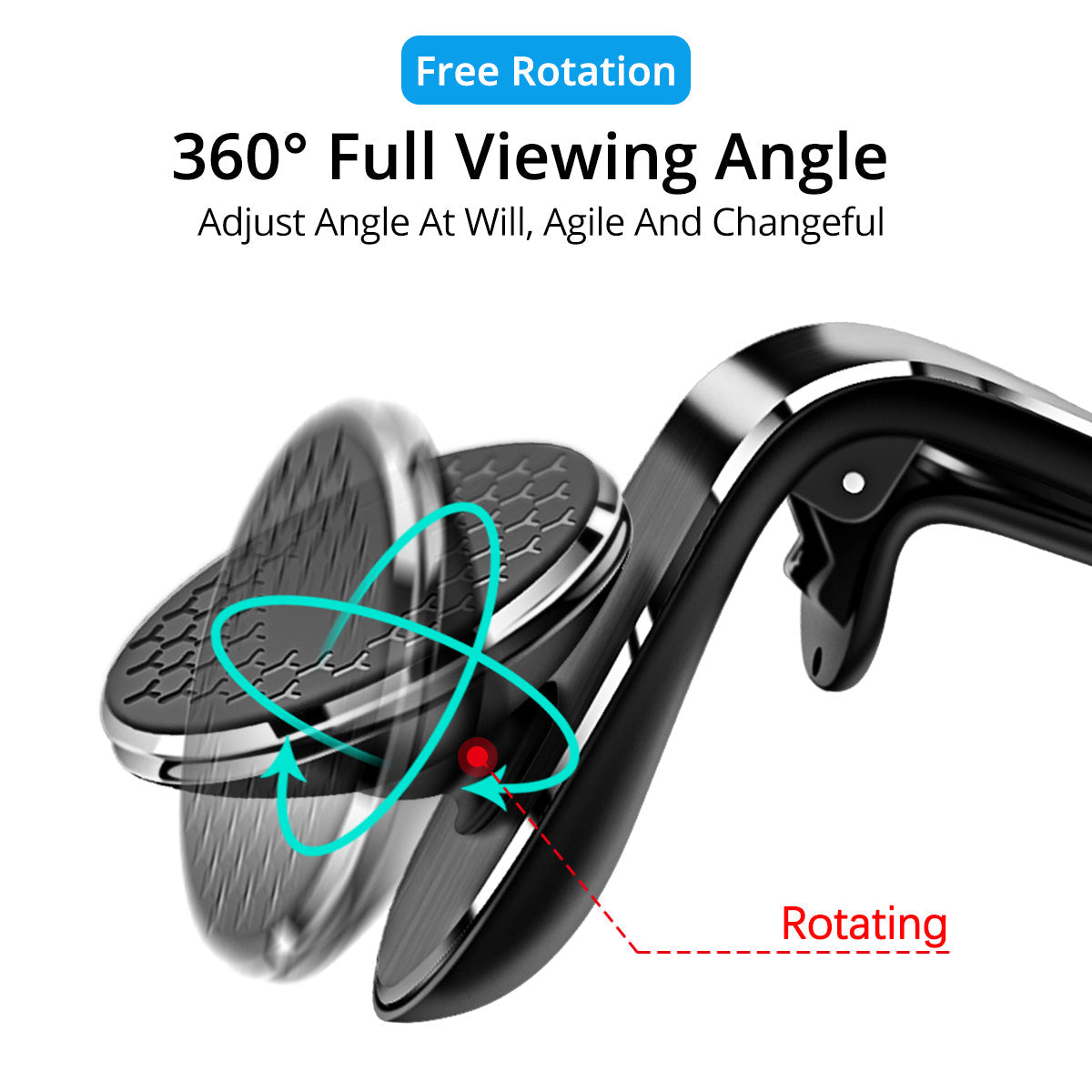 Air Vent Phone Holder with 360° Rotation