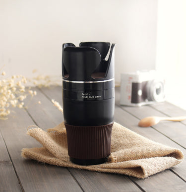 AutoFlex Cup Holder Expander for Bottles, Phones & Convenience