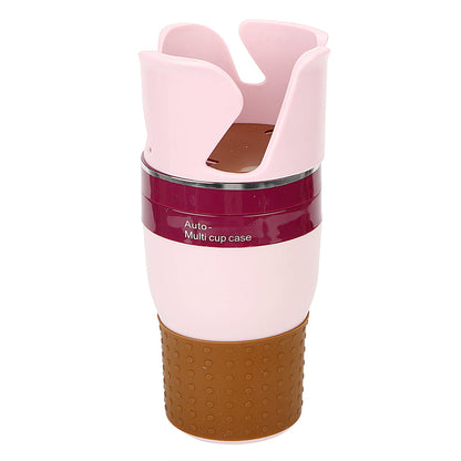 AutoFlex Cup Holder Expander for Bottles, Phones & Convenience