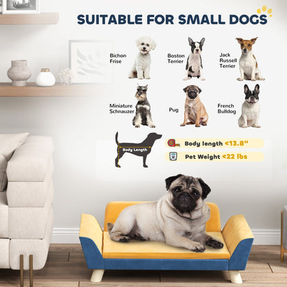 Dog Sofa Bed for Small Dogs with Soft Cushion