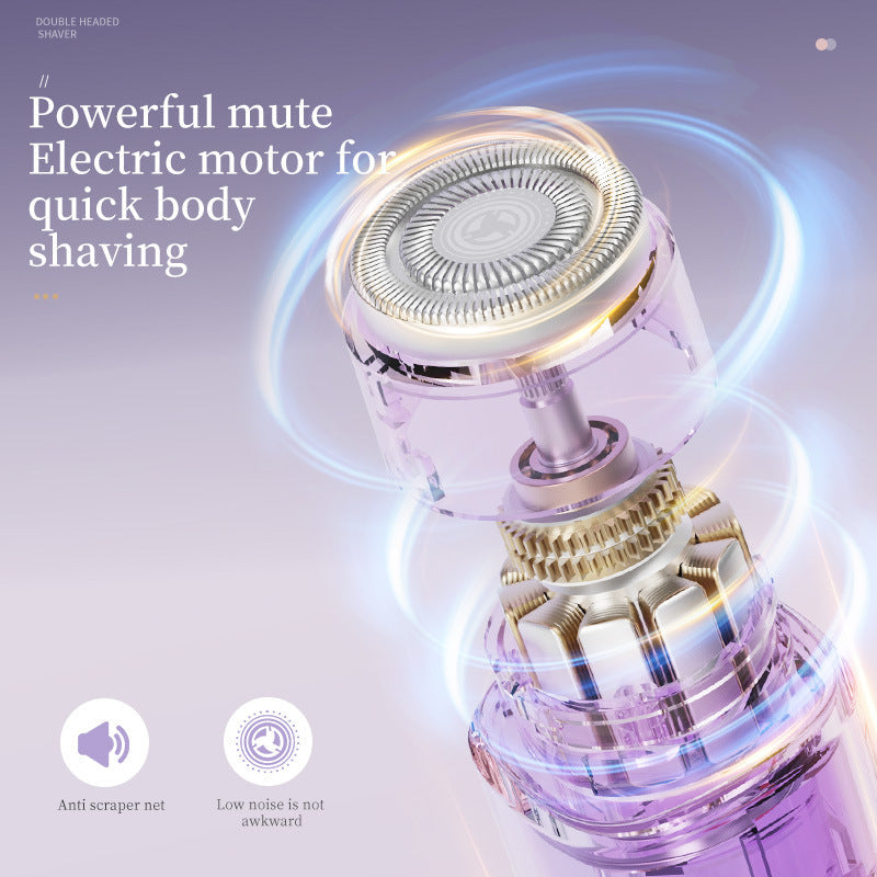 Digital Display Type-c Multifunctional Women's Shaver Hair Removal Device