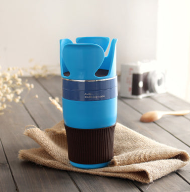 AutoFlex Cup Holder Expander for Bottles, Phones & Convenience