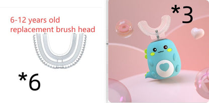 Smart Kids Electric Toothbrush 360° Oral Cleaner with USB Charging
