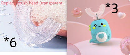 Smart Kids Electric Toothbrush 360° Oral Cleaner with USB Charging