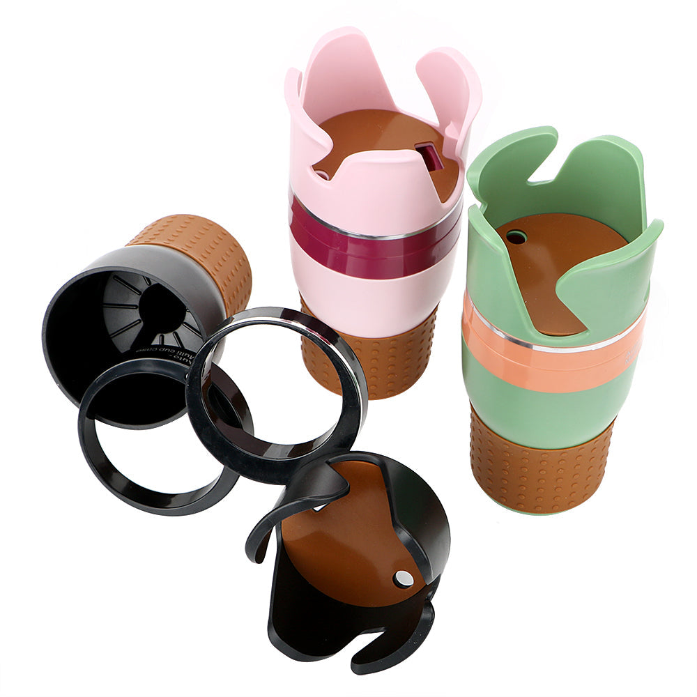 AutoFlex Cup Holder Expander for Bottles, Phones & Convenience