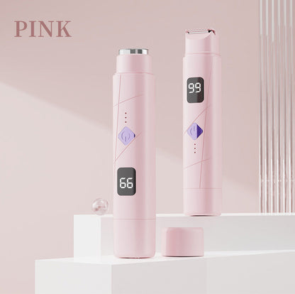 Digital Display Type-c Multifunctional Women's Shaver Hair Removal Device