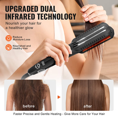 VEVOR Hair Straightener Voltage 110V 240V For Salon Home Travel Use