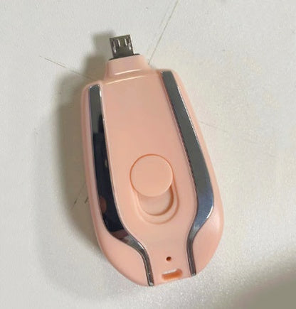 Mini Keychain Charger 1500mAh – Type-C Power Bank