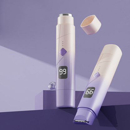 Digital Display Type-c Multifunctional Women's Shaver Hair Removal Device