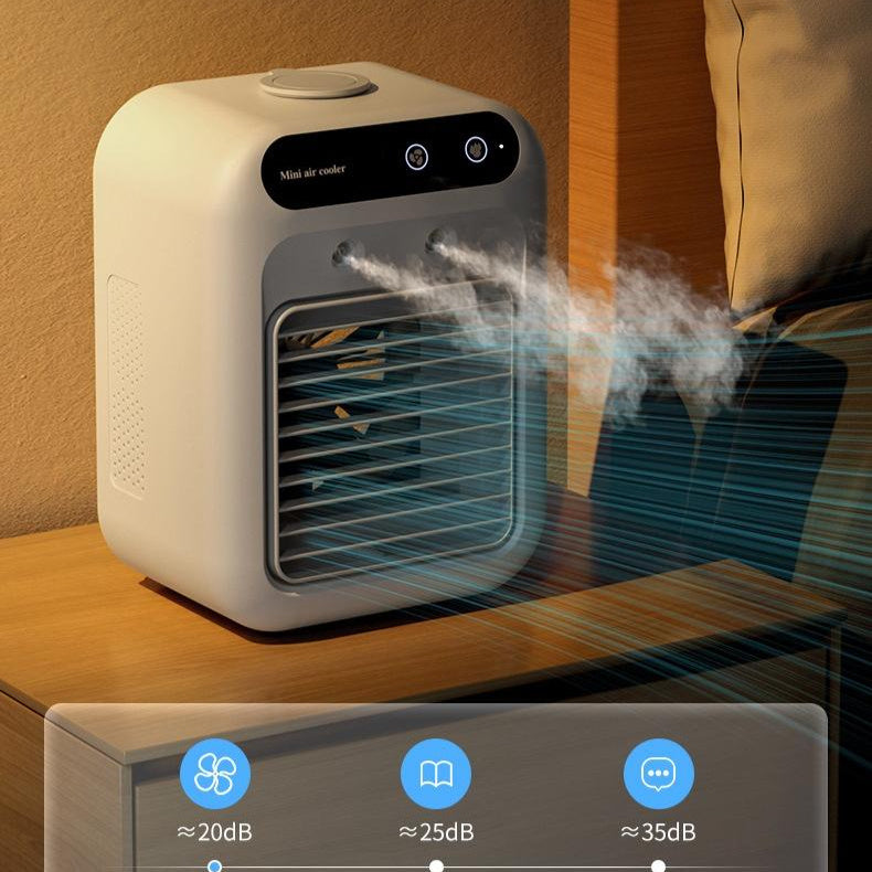 Mini Portable Air Cooler with Water Cooling Fan