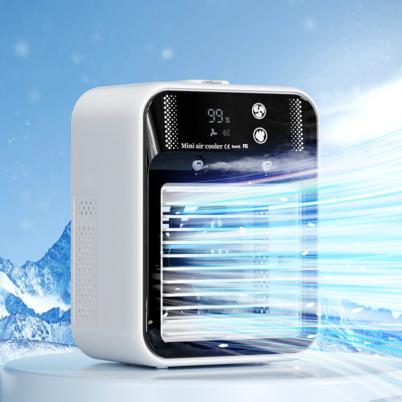 Mini Portable Air Cooler with Water Cooling Fan