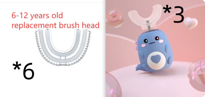 Smart Kids Electric Toothbrush 360° Oral Cleaner with USB Charging