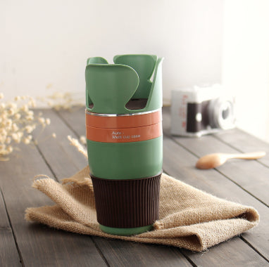 AutoFlex Cup Holder Expander for Bottles, Phones & Convenience