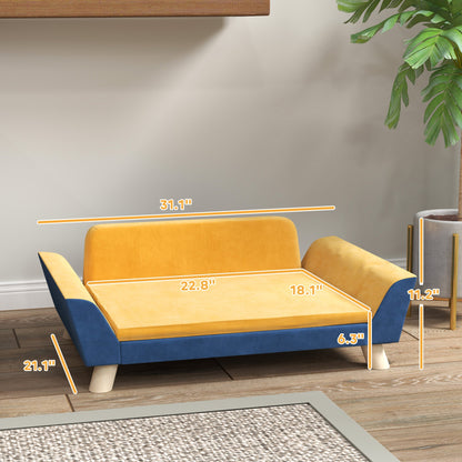 Dog Sofa Bed for Small Dogs with Soft Cushion