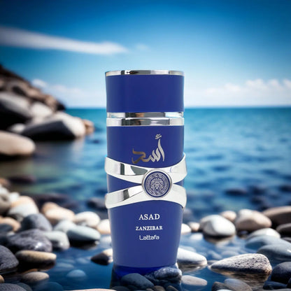 Lattafa Asad Zanzibar Blue EDP 3.4OZ