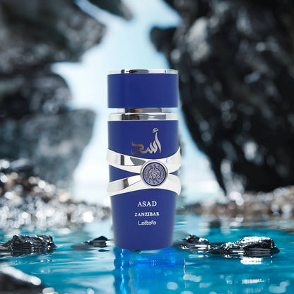 Lattafa Asad Zanzibar Blue EDP 3.4OZ