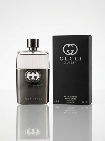 Gucci Guilty For Men Eau De Toilette Spray – 3 Fl Oz (90 Ml), Aromatic Men's Cologne