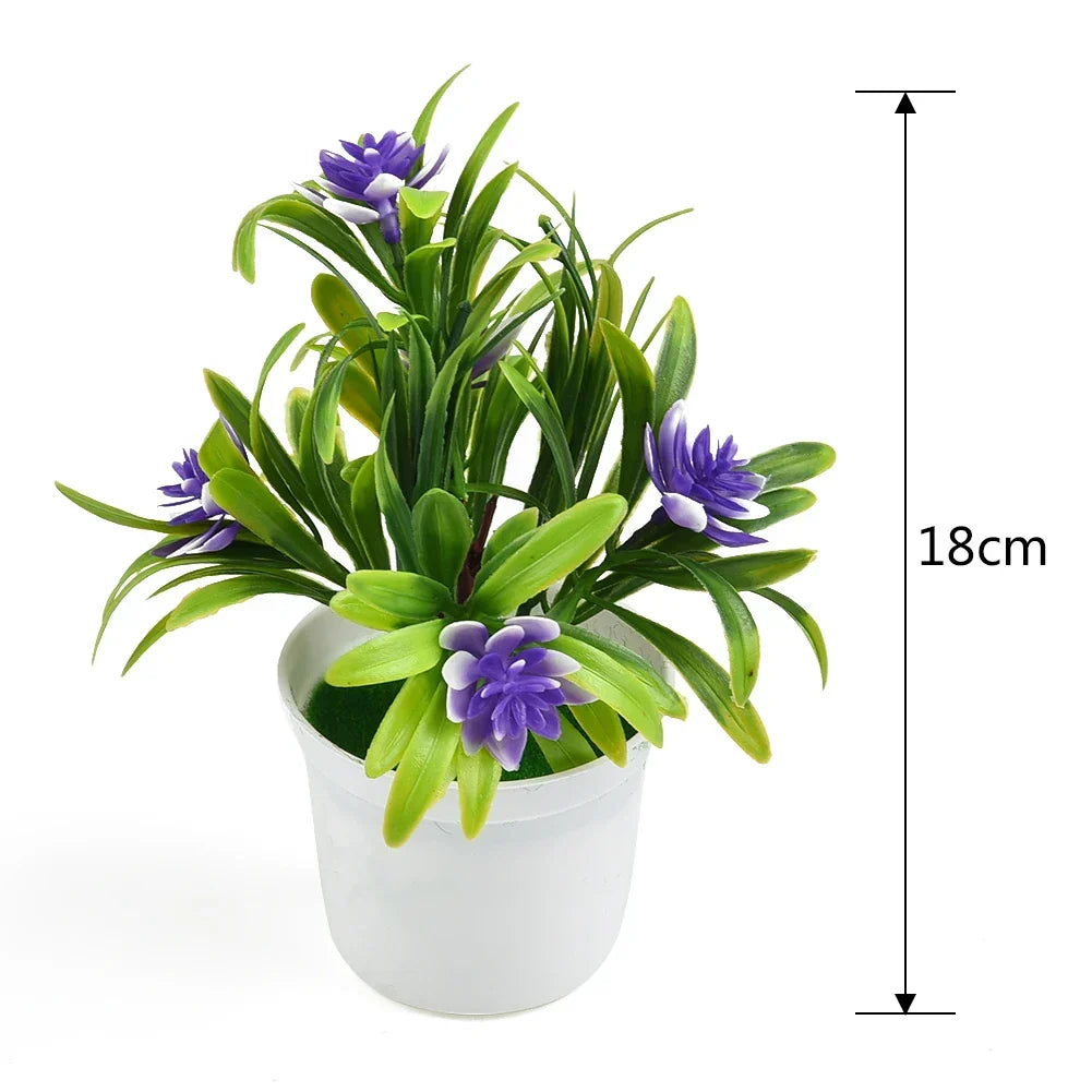 Artificial Lotus Potted Plant Decor