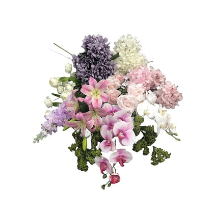 Large Artificial Hydrangea Macrophylla Really Touch Big Head DIY Bridal Bouquet Home Garden Wedding Party Decoration Accessories