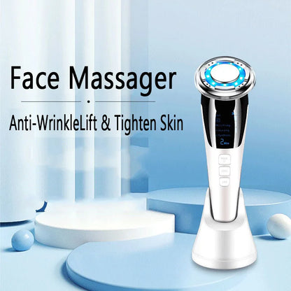 Facial Massager Microcurrent Face Massage Vibration Skin Tightening Face Lifting Anti Wrinkle Beauty Device Skin Care Tool SLY02