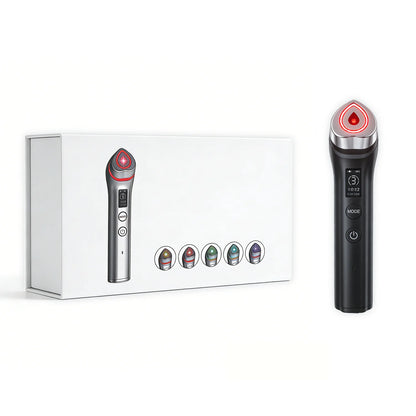 5 Modes RF Facial Beauty Device, Anti-Aging Skin Tightening Massager for Pore Refining & Skincare Absorption