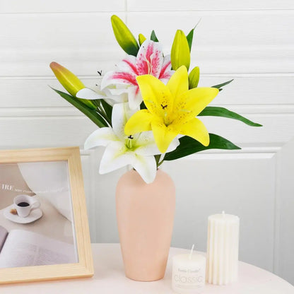 Silk Lily Bouquet Room Decor